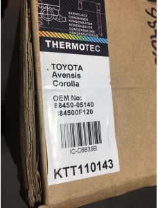 UUS Kliimaradiaator Toyota Avensis 2.0D4-D 2003-2008 88450--05140 884500F120