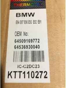 UUS Kliimaradiaator BMW 3 E90 2005-2011 64509169772 64536930040 KTT110272